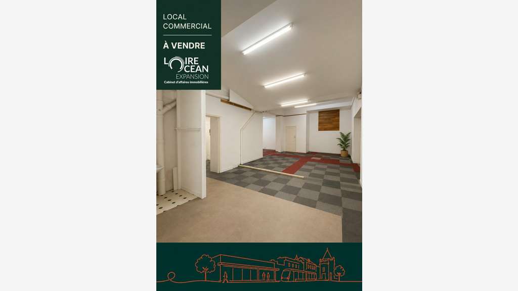 Vente murs libres 150m² en centre-ville de Nantes