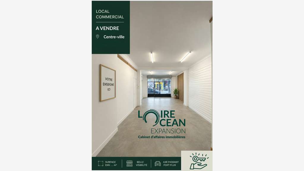 Vente murs libres 150m² en centre-ville de Nantes