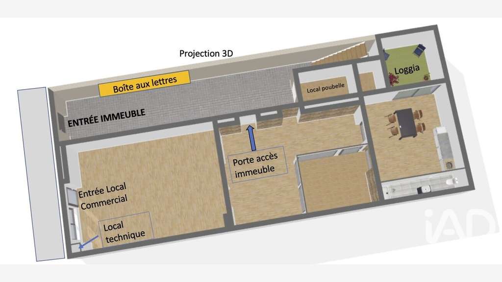 Vente local commercial de plain pied 50m² à Nantes