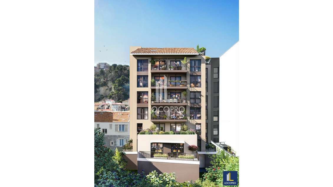 Vente VEFA local neuf 76m² RE2020 Nice Nord