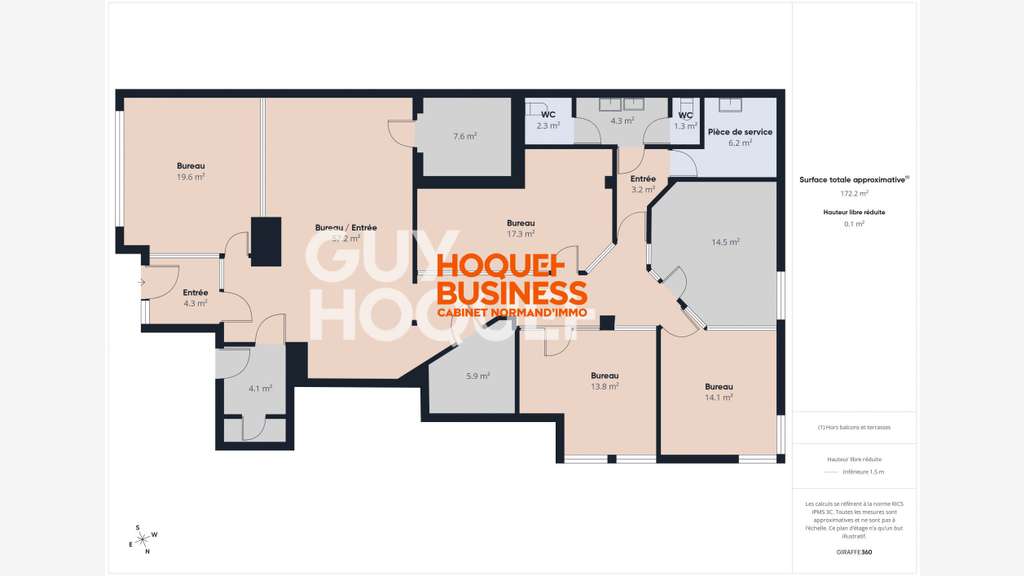 AV local commercial 181m² Notre-Dame-de-Bondeville