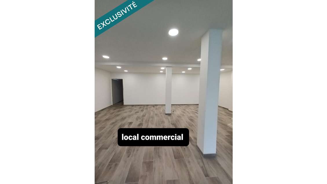 Vente local commercial 116m² Ostricourt empl N°1