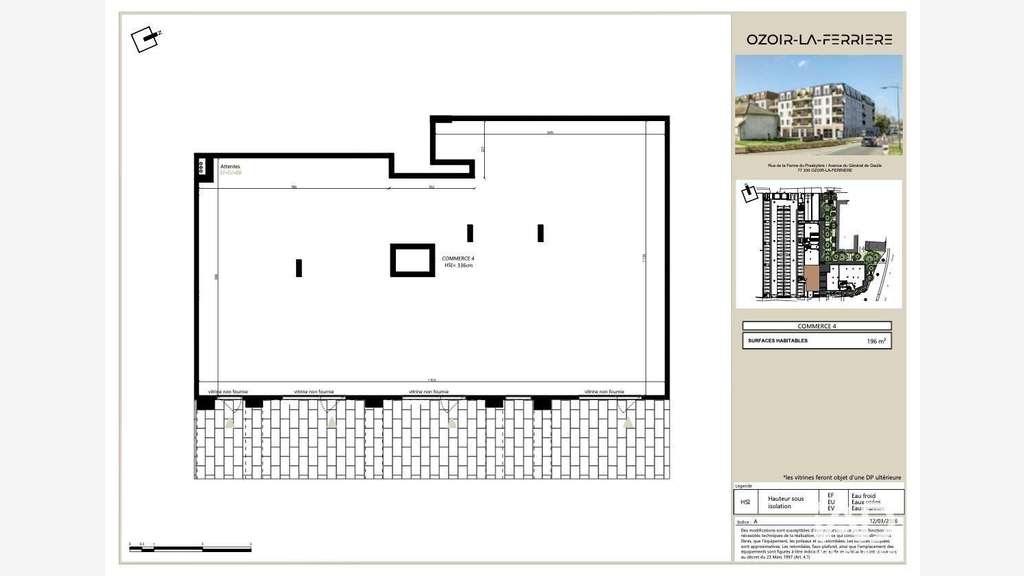 Vente Murs commerciaux 198m² à Ozoir-la-Ferrière