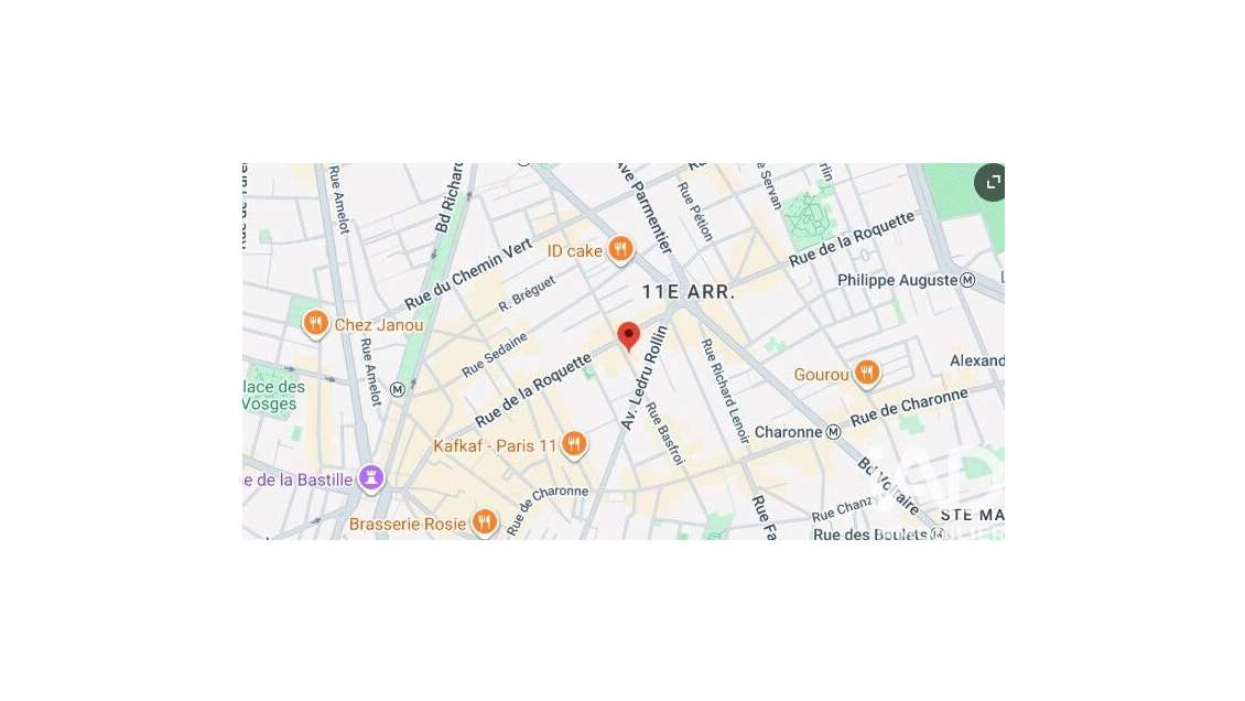 Vente local à Paris 11e angle Basfroi / Roquette
