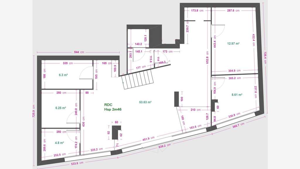 Vente murs commerciaux rue Faidherbe 75011