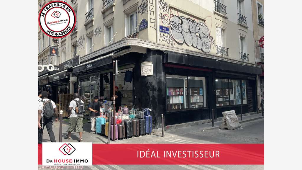 Vente 2 boutiques accolées 105m² à Paris 75011