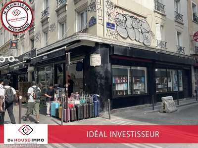 Vente 2 boutiques accolées 105m² à Paris 75011