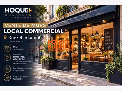 VENTE MURS 71 m² Rue Oberkampf