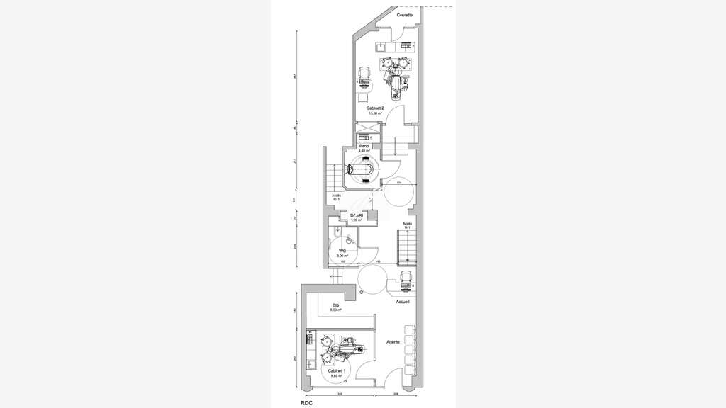 AV local commercial 125m² Paris 75014 Av du Maine