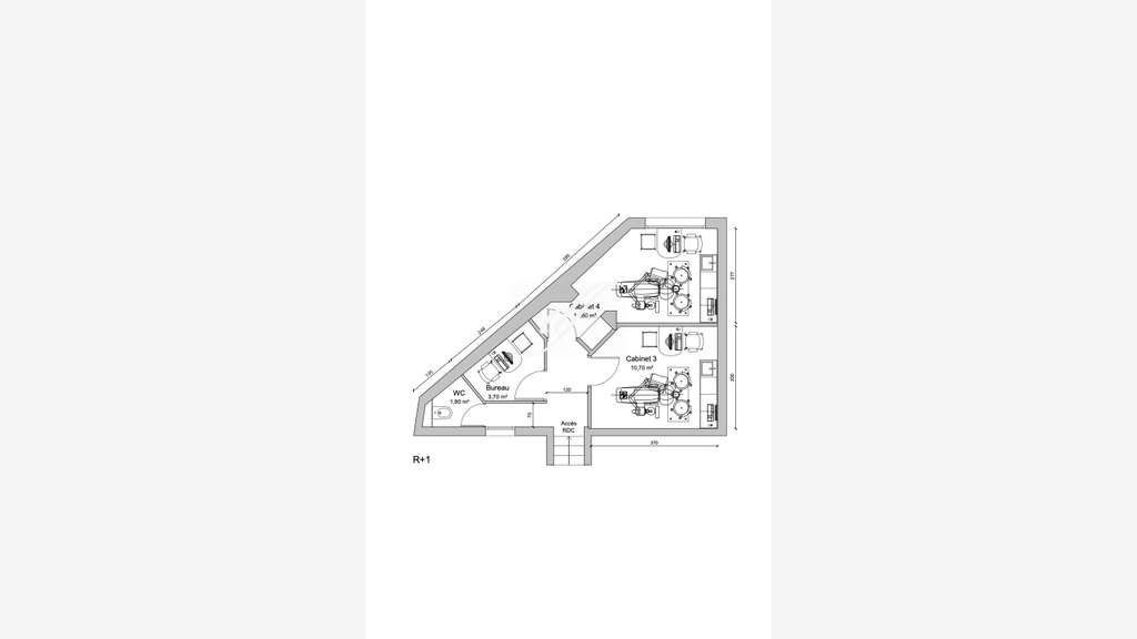 AV local commercial 125m² Paris 75014 Av du Maine