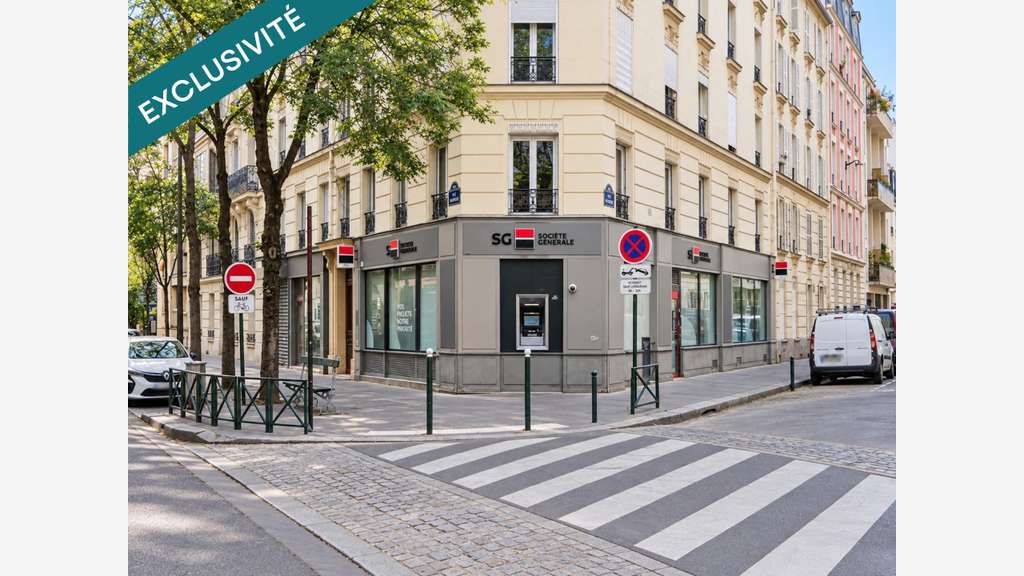 AV murs occupés Société Générale 116m² Paris 75014