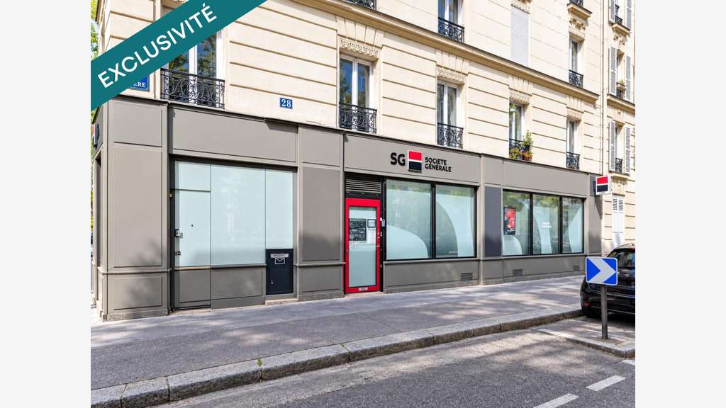 AV murs occupés Société Générale 116m² Paris 75014