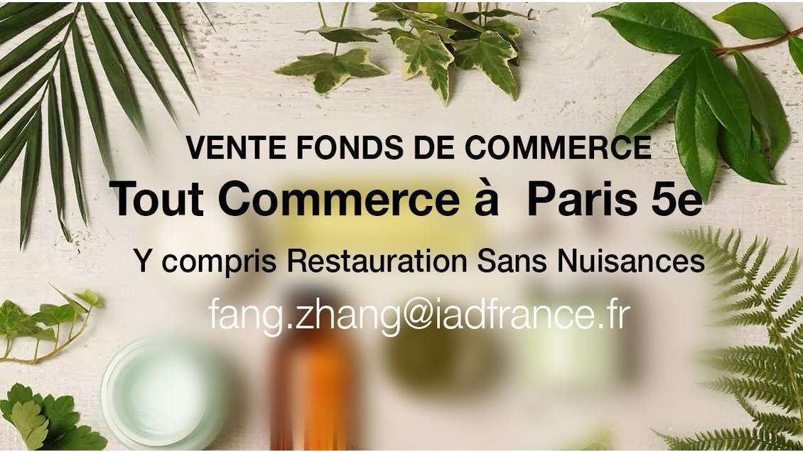 A louer boutique de 70m² Paris 17 Arc de Triomphe