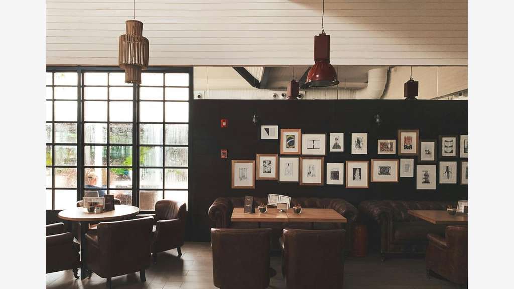 Murs de restaurant