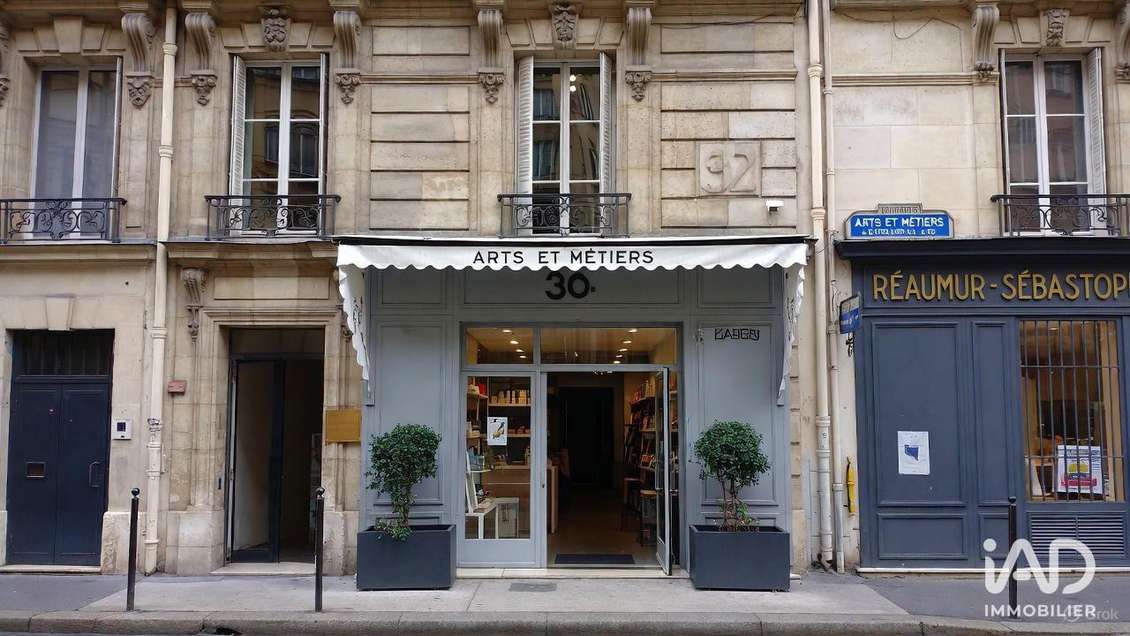 Vente local 130m² à Paris 3e Réaumur-Sébastopol