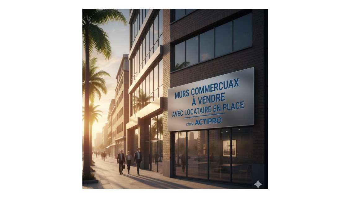 Vente locaux commerciaux loués sur Perpignan