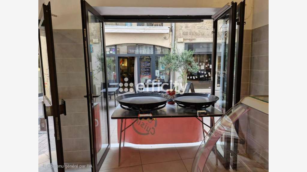 Droit au bail petite restauration à Pézenas centre