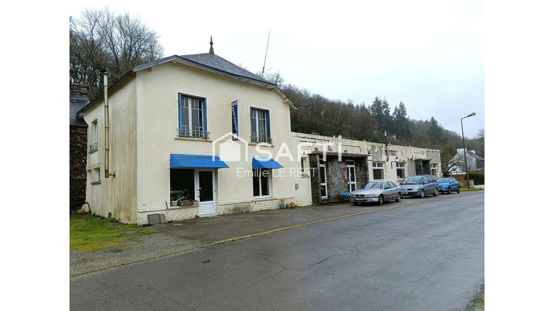 Vente local commercial 600m² au bord de l’Aulne