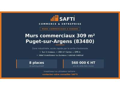 Vente Locaux commerciaux - Boutiques à Puget-sur-Argens