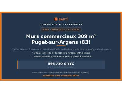 Vente Locaux commerciaux - Boutiques à Puget-sur-Argens