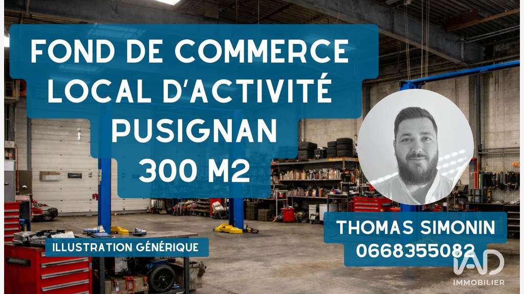 Local commercial à Pusignan
