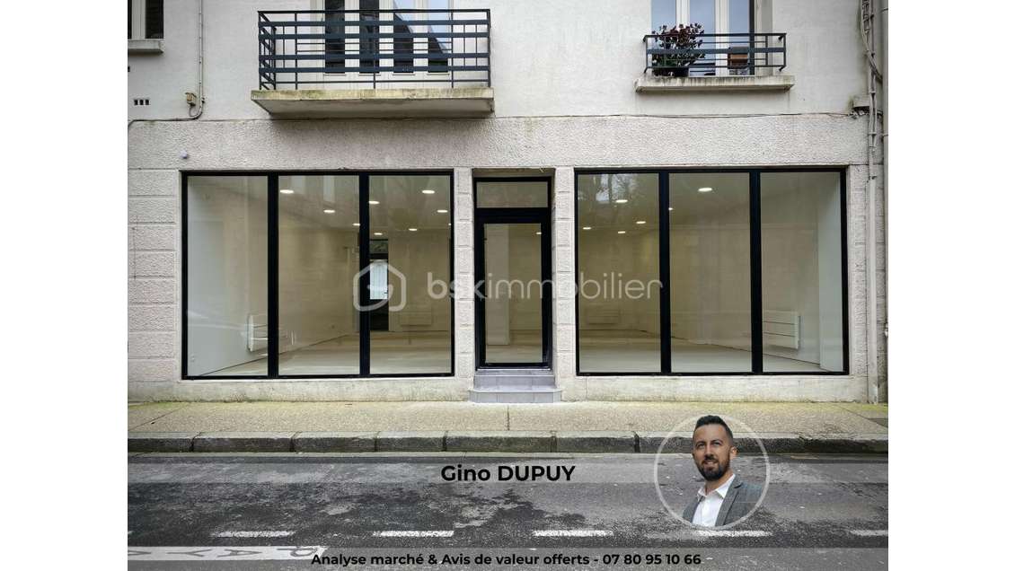 Vente local commercial 80m² à Quimper centre