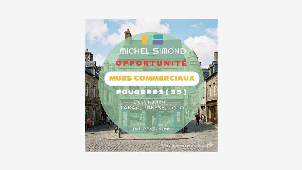 Vente murs commerciaux tabac de 140m² en Bretagne