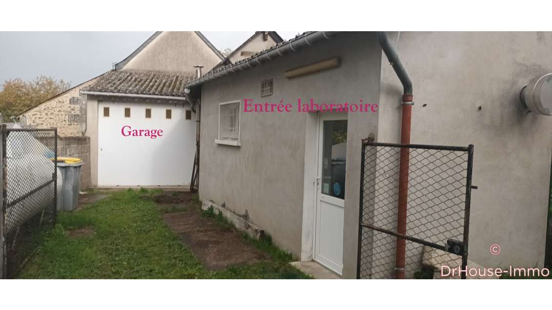 Vente commerce et laboratoire 207m² à Rivarennes