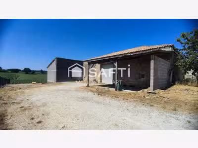 Vente grange de 228m² avec toiture neuve Rivières