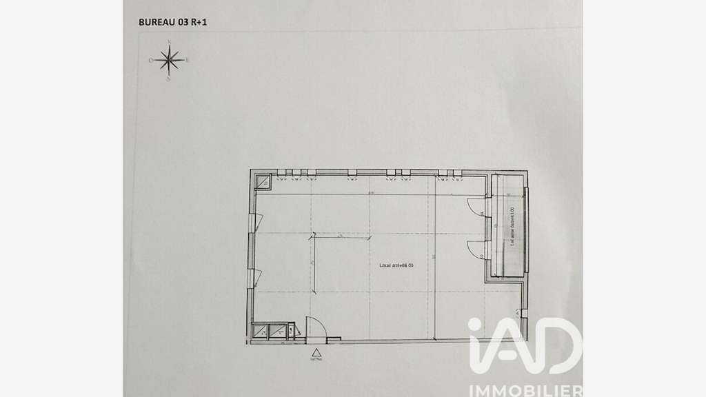 Vente bureau neuf 81m² en étage à Rodilhan