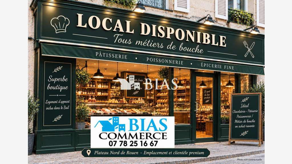 Droit au Bail secteur Plateau Nord de ROUEN -