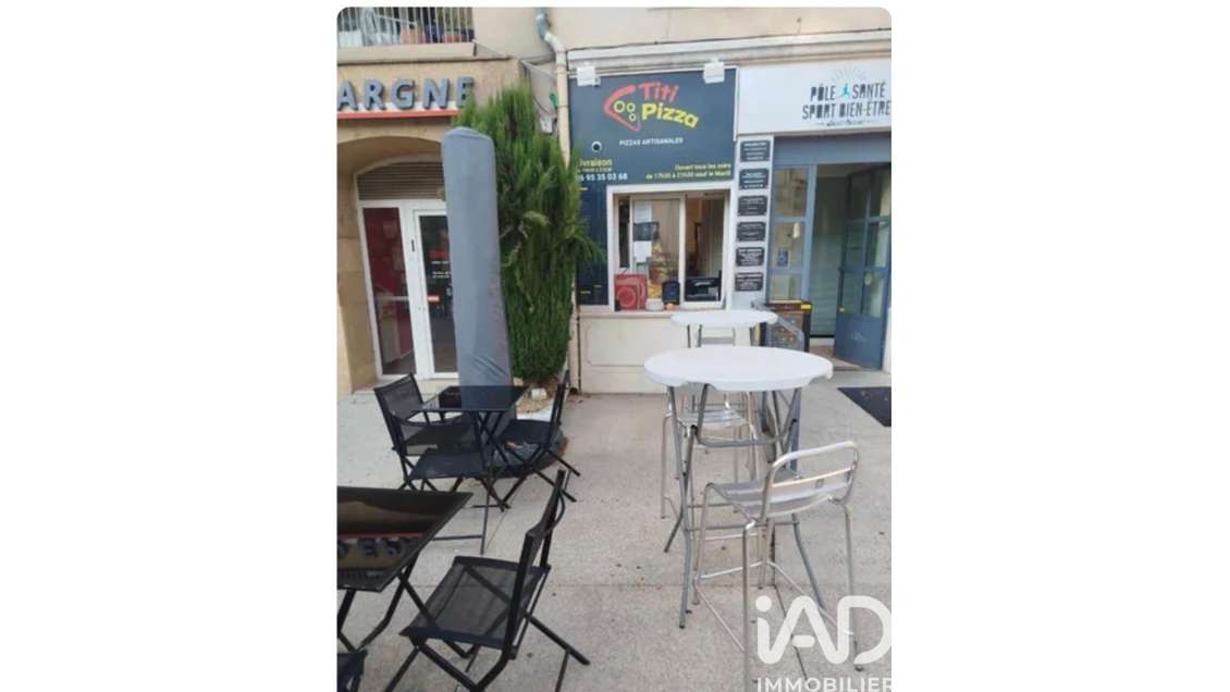Vente FDC local commercial pizza à Saint-Cannat