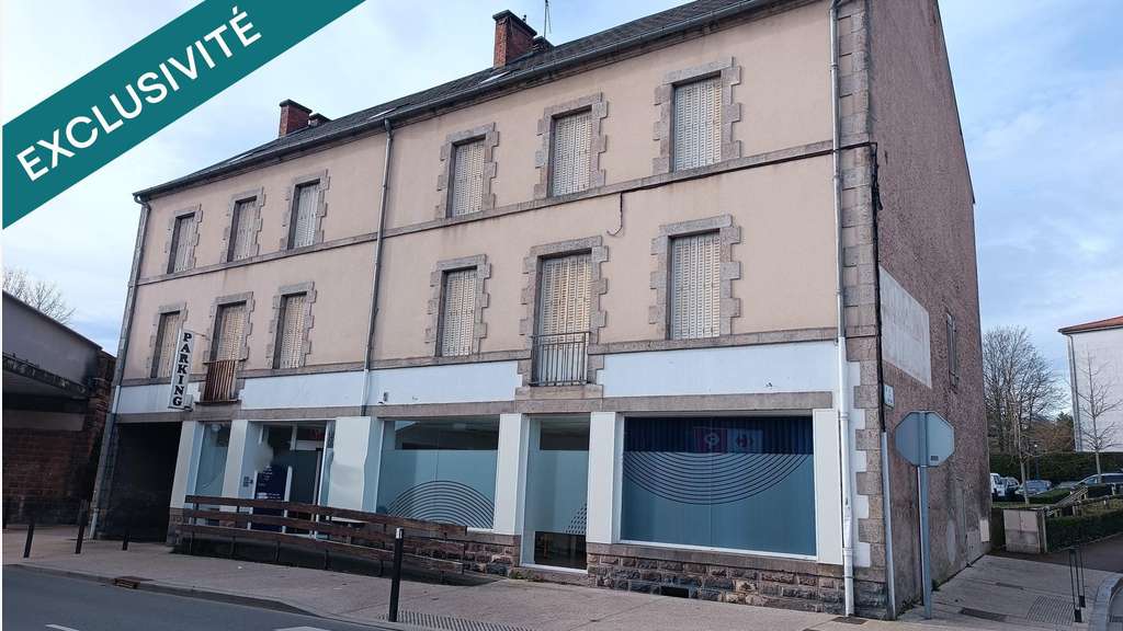 Vente local 150m² avec vitrine à St Eloy les Mines