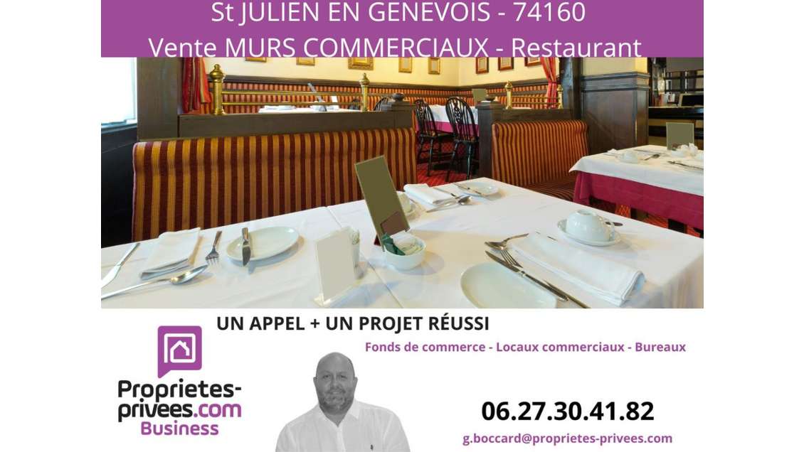 SAINT JULIEN EN GENEVOIS - MURS COMMERCIAUX 800 m²