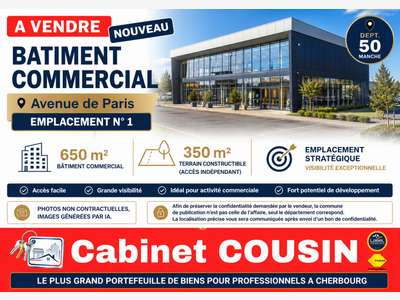 Vente murs commerciaux de 650m² à Saint Lô