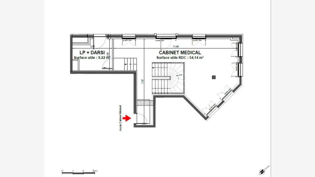 Cabinet médical 170m² Village des Rosiers St-Ouen
