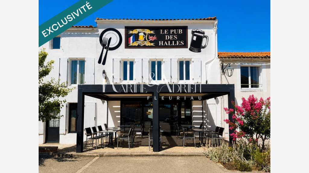 Vente immeuble 167m² avec commerce Sainte-Hermine
