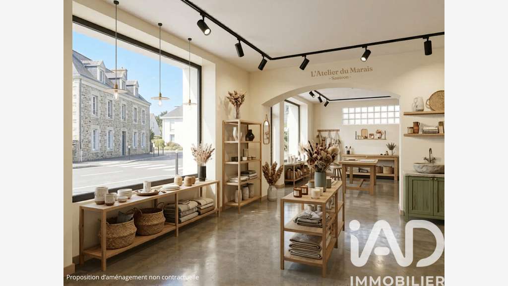 Vente local commercial + loft de 113m² à Sautron