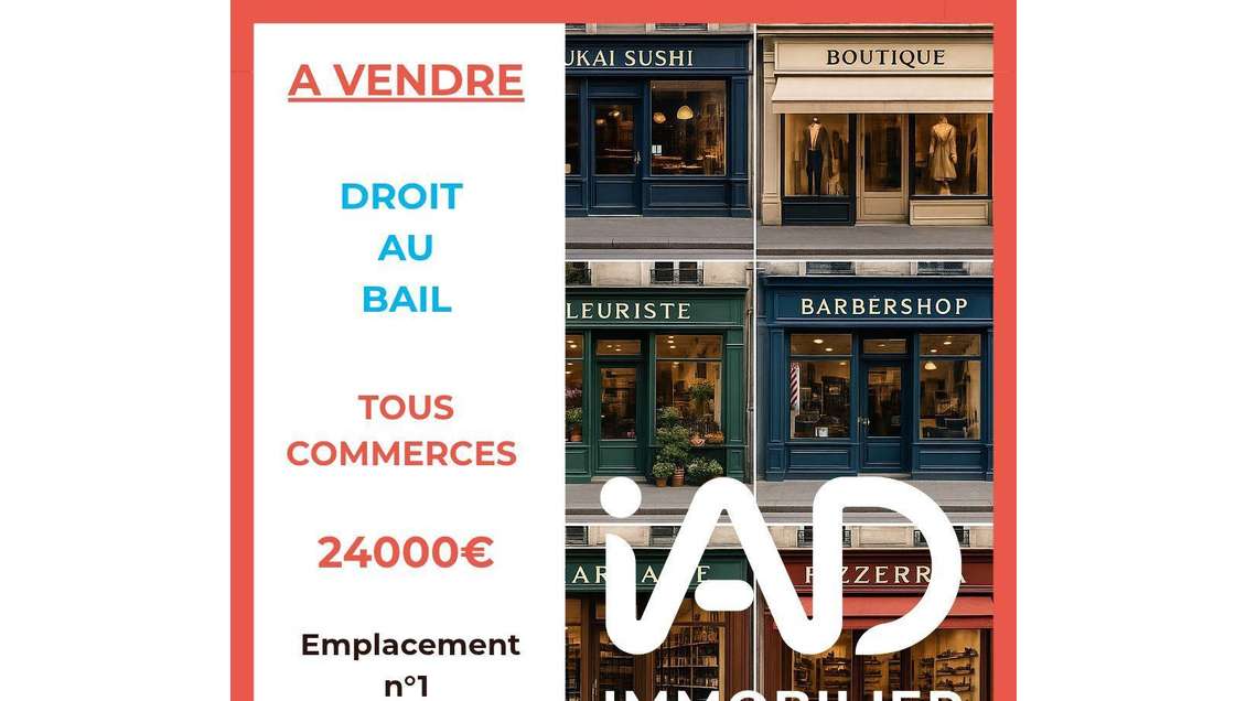 Vente droit au bail de 40m² à Torigni-sur-Vire