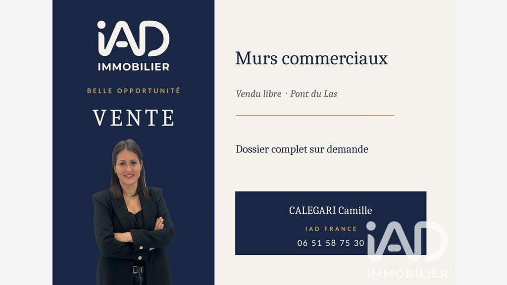 Vente murs commerciaux 90m² à Toulon Pont du Las