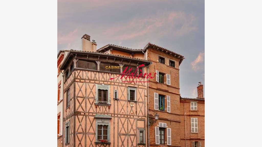 Vente murs commerciaux loués 15m² Toulouse Carmes
