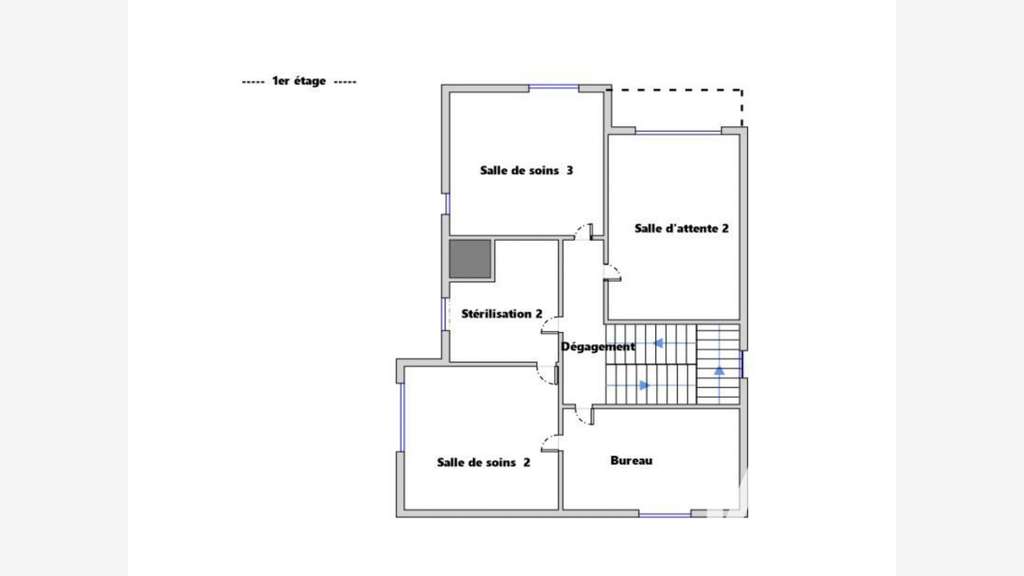 AV murs professionnels de 122m² en centre Toulouse