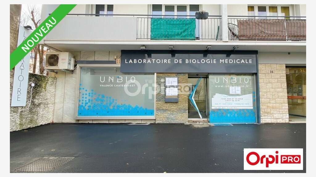 Vente local commercial 120m² à Valence Châteauvert