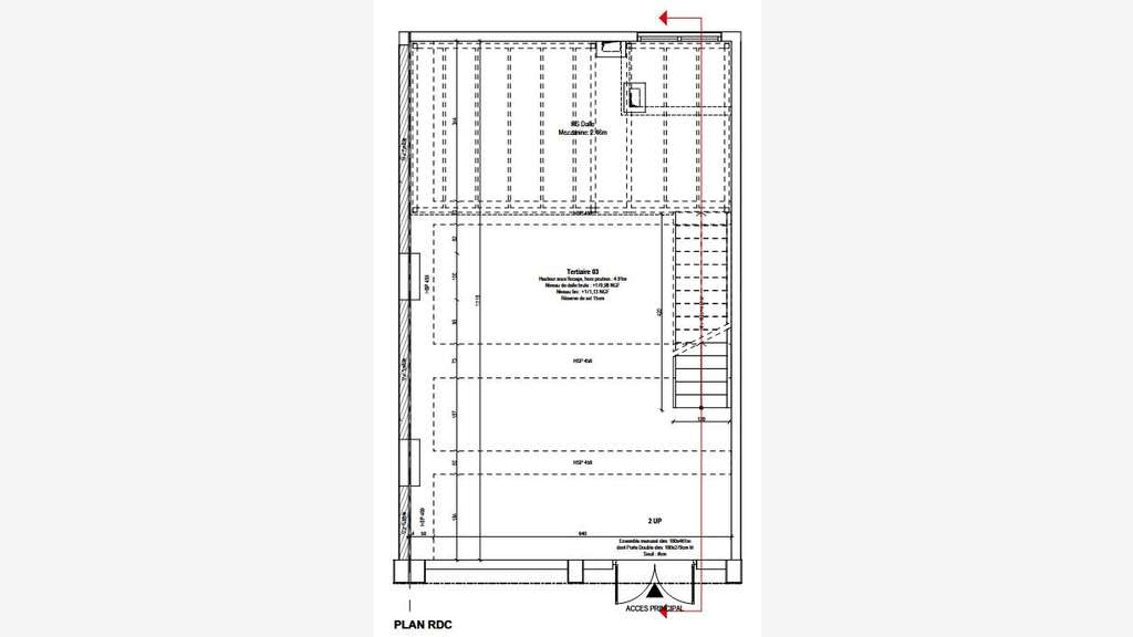 Bureaux neufs services 101m² à Vaulx en Velin