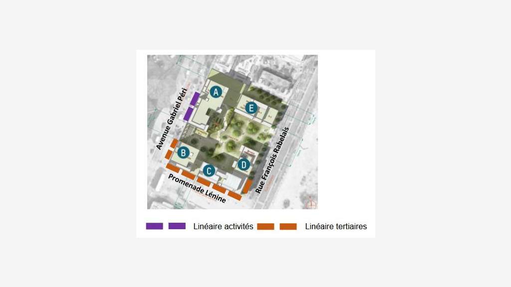 Bureaux neufs services 101m² à Vaulx en Velin