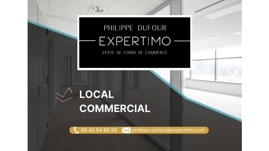 Vente local commercial de 84m² centre Vic le Comte