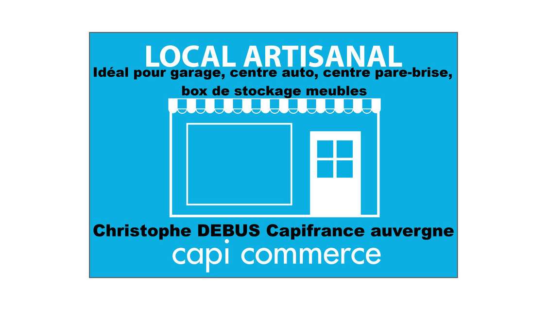Local artisanal 2200m² à vendre à Vichy 