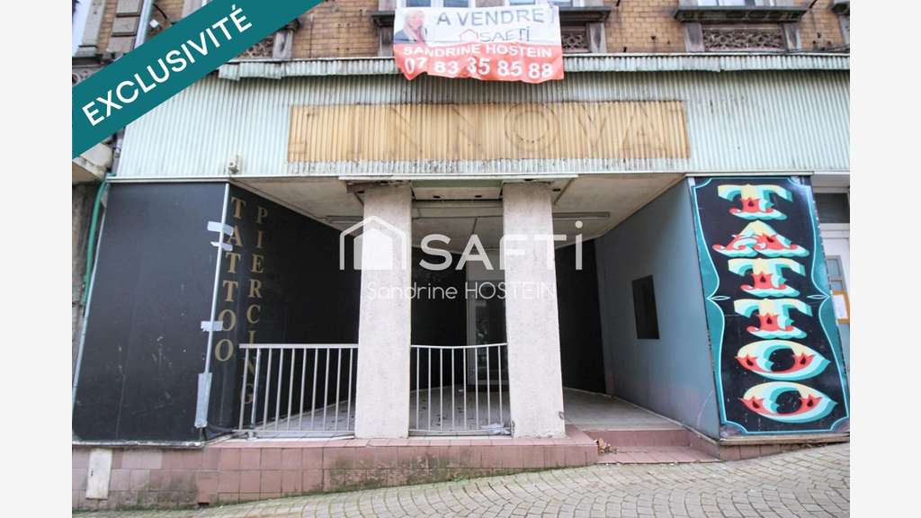 Vente local commercial 119m² terrasse à Villerupt