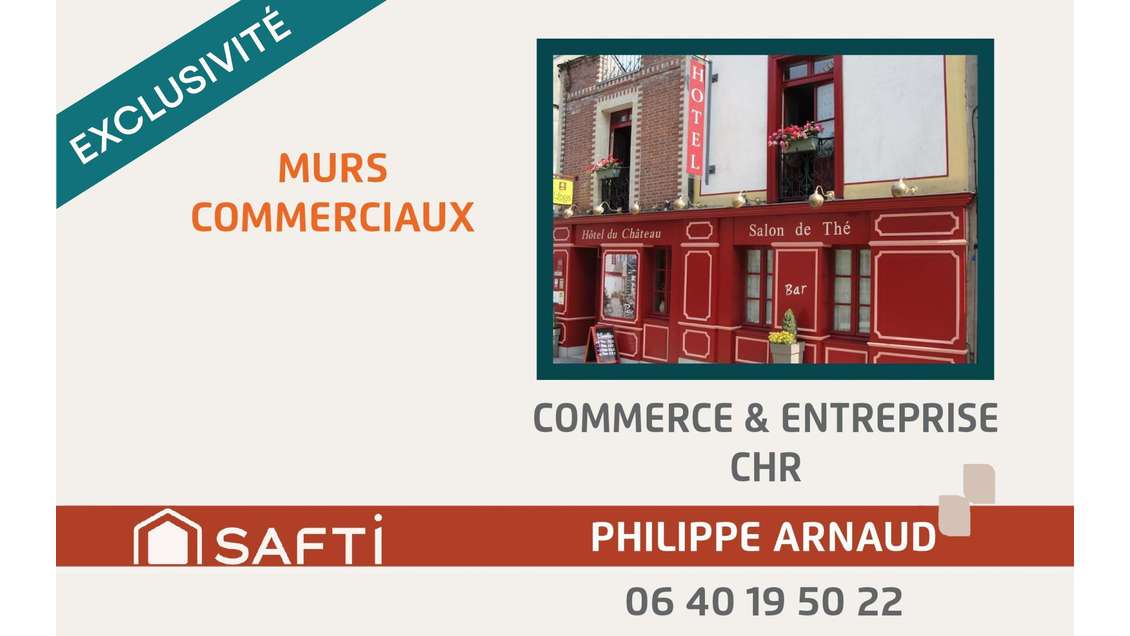 Vente murs commerciaux hôtel de 660m² à Vitré