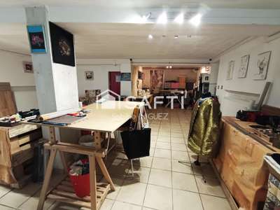 AV local + appartement rénové à Labruguière centre